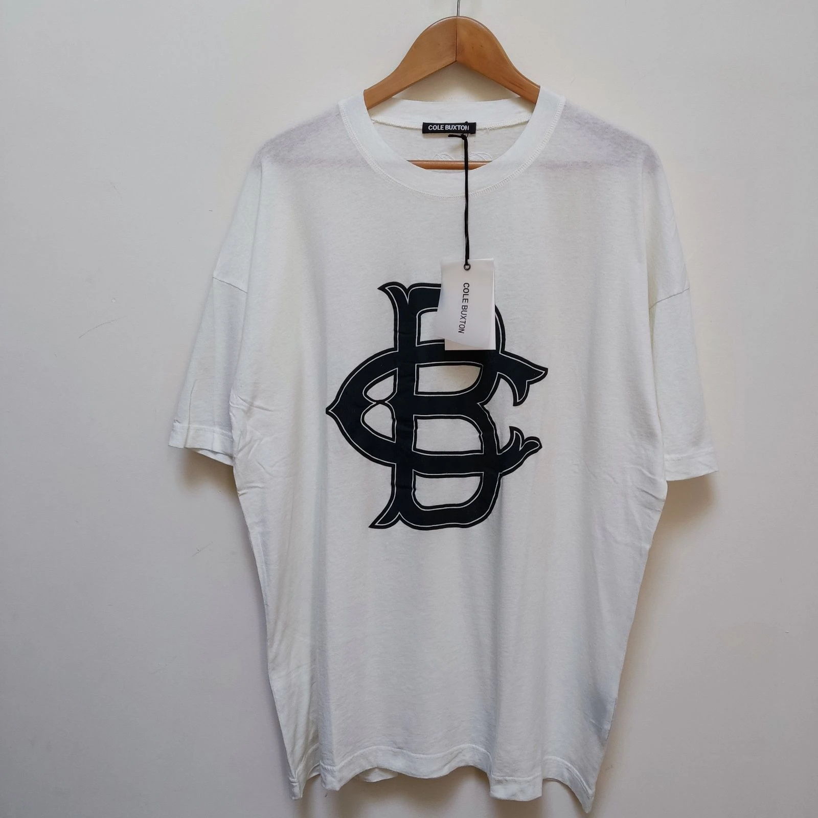Cole Buxton Size XL T-Shirt CB Béisbol Vintage Blanco bosque/Verde Negro – photo 7